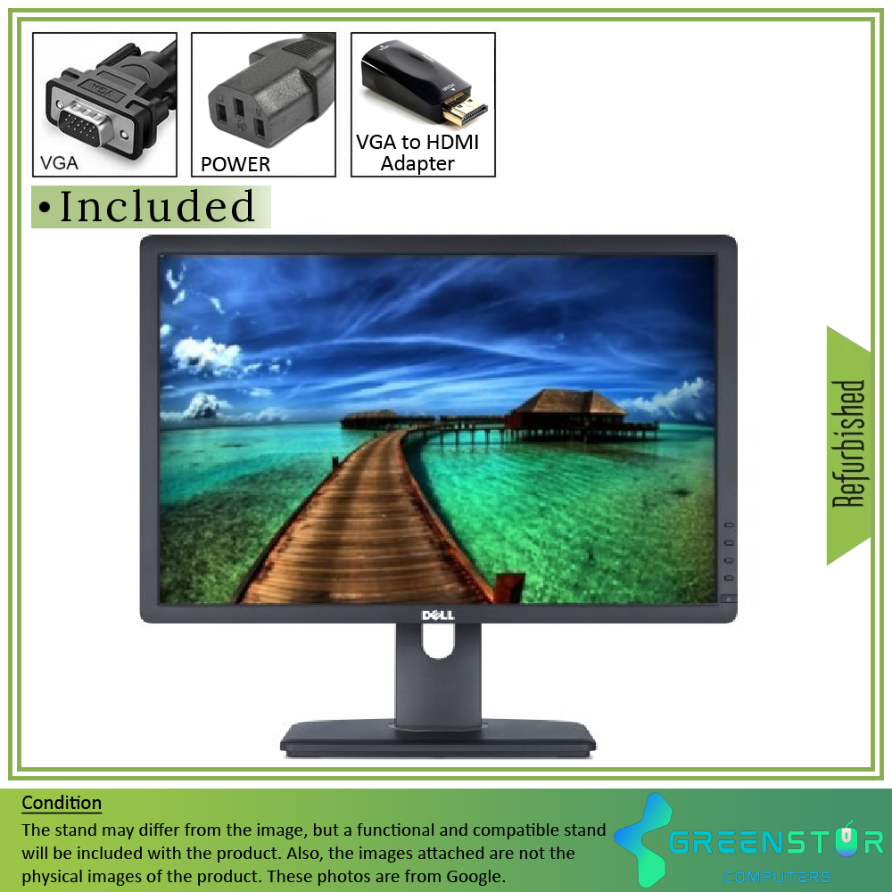  Refurbished(Good) - Dell E-Series E2213 22" Wide 1680x1050 HD LED Backlitght Flat LCD TN Monitor