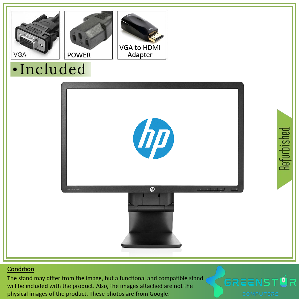  Refurbished(Good) - HP EliteDisplay E221 21.5