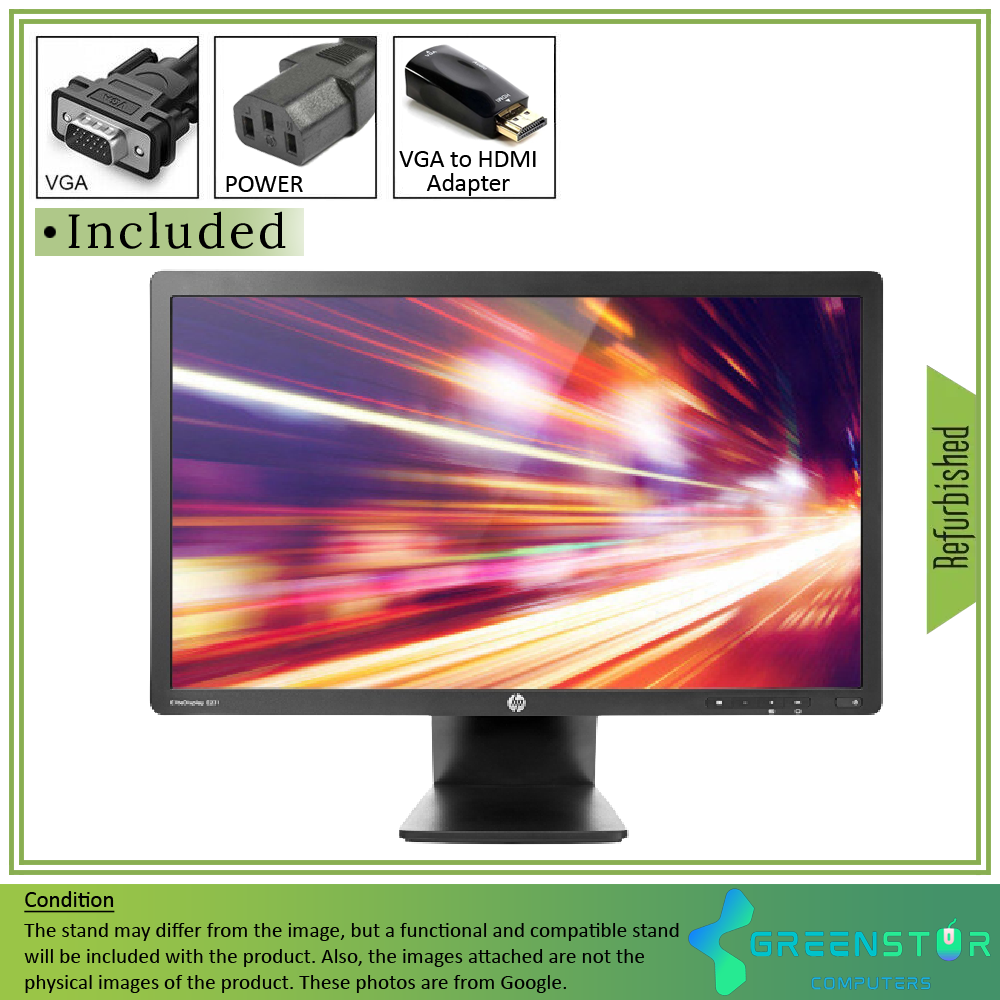  Refurbished(Good) - HP EliteDisplay E231 23-inch Widescreen 1920 x 1080 FHD LED Backlit LCD Monitor
