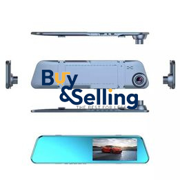 Touch Screen Dual lens Mirror Dash Cam H.264 Rear View Mirror 1080P