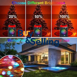 Smart App Control Multicolor Rgb Copper Lights 